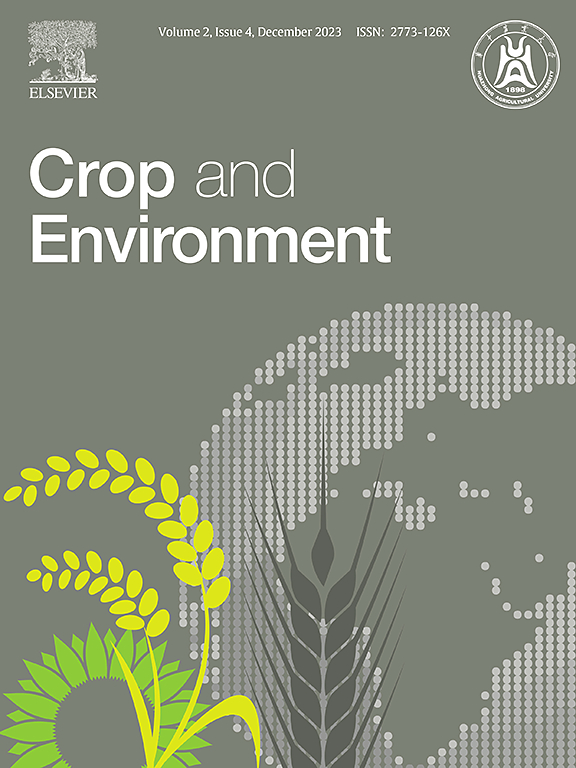 Go to journal home page - Crop and Environment